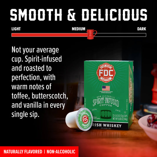 Fire Department Coffee Irish Whiskey Infused Coffee Pods