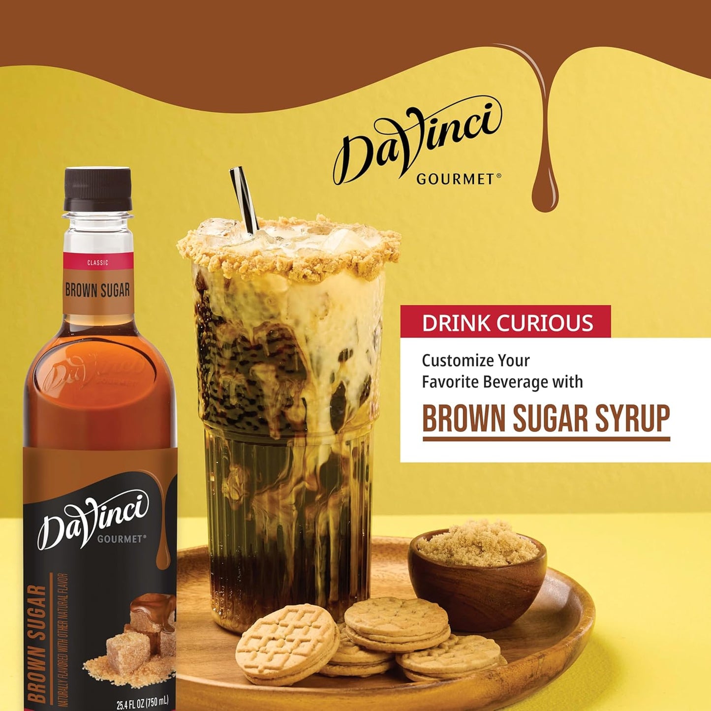 Brown Sugar Syrup, 25.4 Fluid Ounces (Pack of 1)