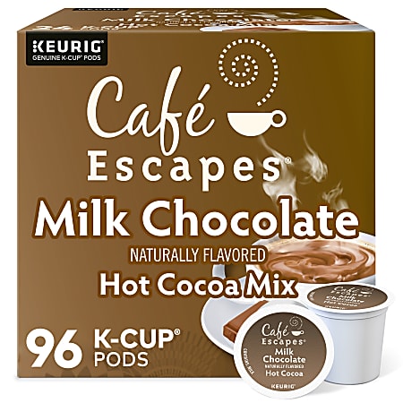 Cafe Escapes Milk Chocolate Hot Cocoa K-cups