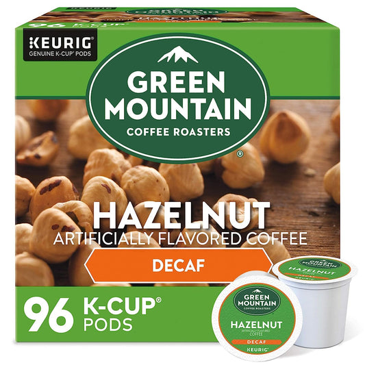green mountain hazelnut decaf k cups