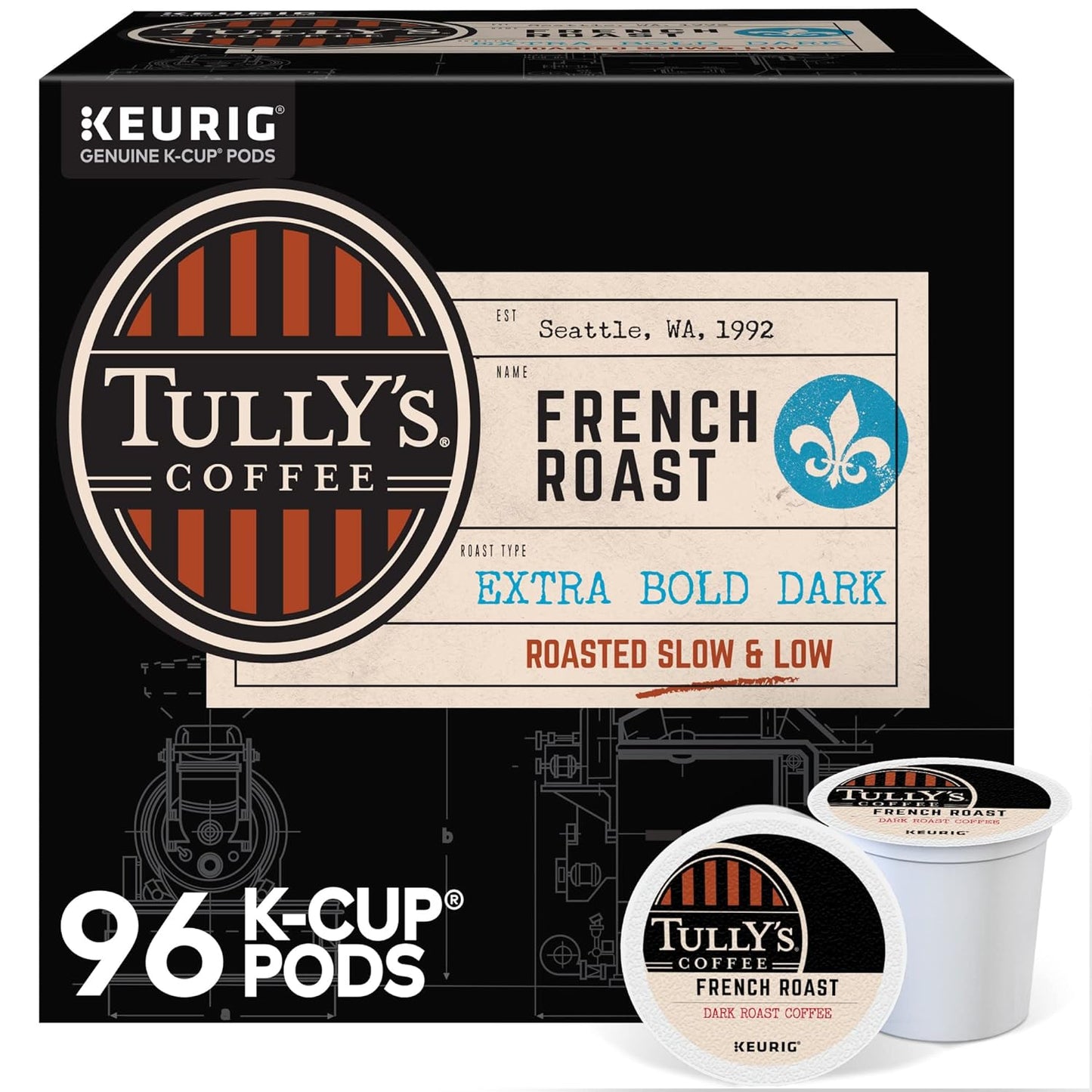 tully's italian roast ground coffee