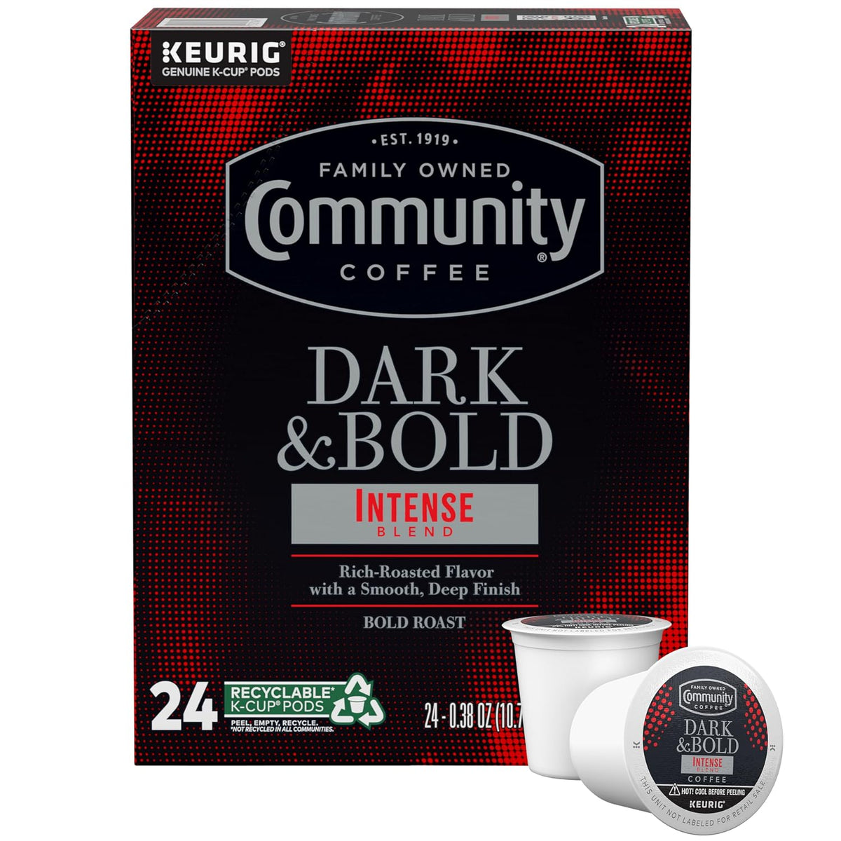 Community Coffee Dark & Bold Intense Blend Coffee K-Cups