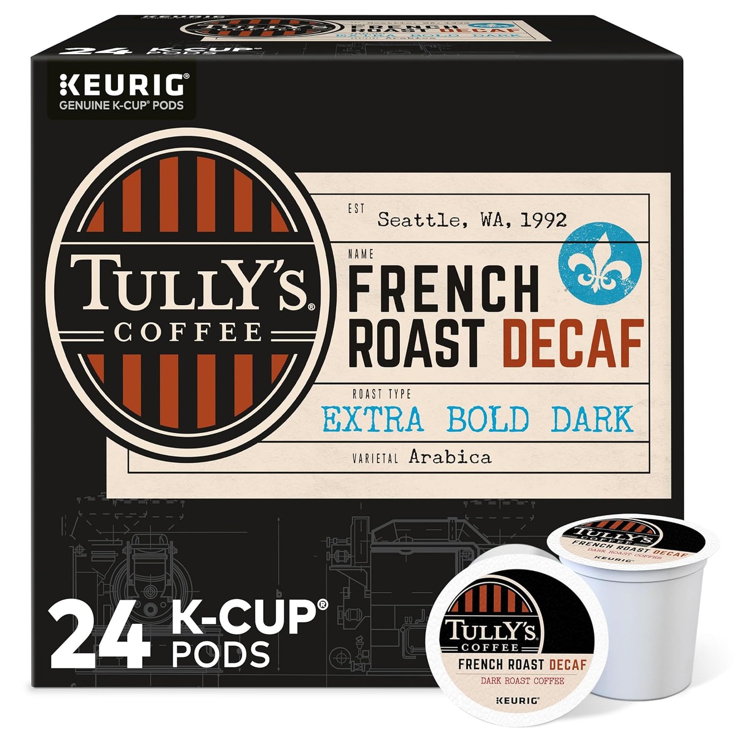 tully's french roast coffee