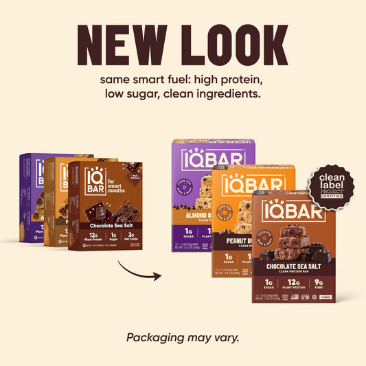 IQBAR Chocolate Lovers Bundle Protein Bars Variety Pack (36 Bars)