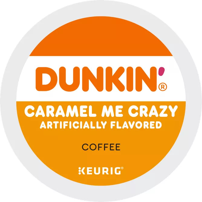 Dunkin Caramel Me Crazy K-cups Bulk Box 88ct