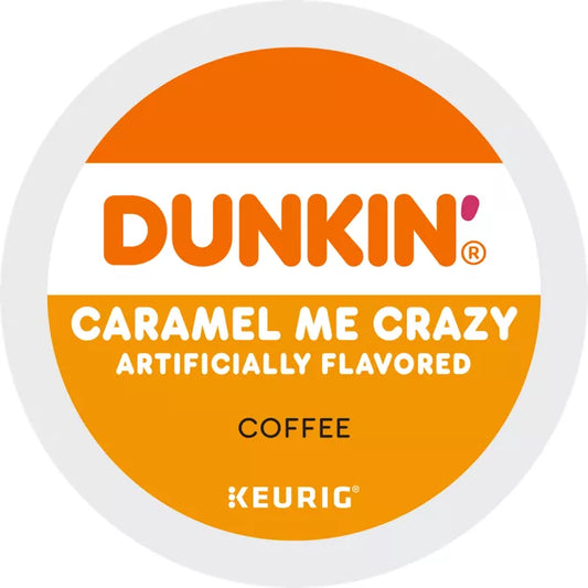 Dunkin Caramel Me Crazy K-cups Bulk Box 88ct