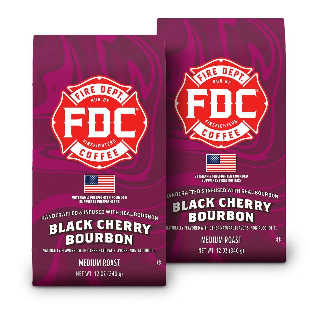 Fire Department Coffee Black Cherry Bourbon Infused Coffee