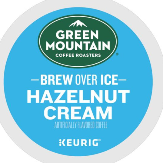 Keurig coffee pod with Green Mountain Coffee Roasters branding on a white background