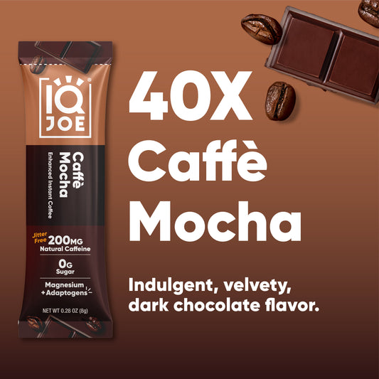 IQJOE Caffè Mocha Instant Coffee Sticks (40ct)