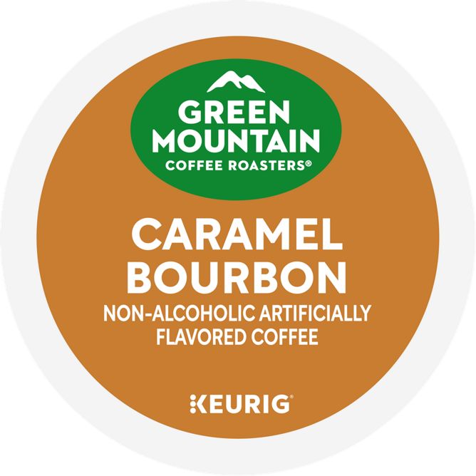 Green Mountain Caramel Bourbon Coffee K-Cup Pods for Keurig Brewers