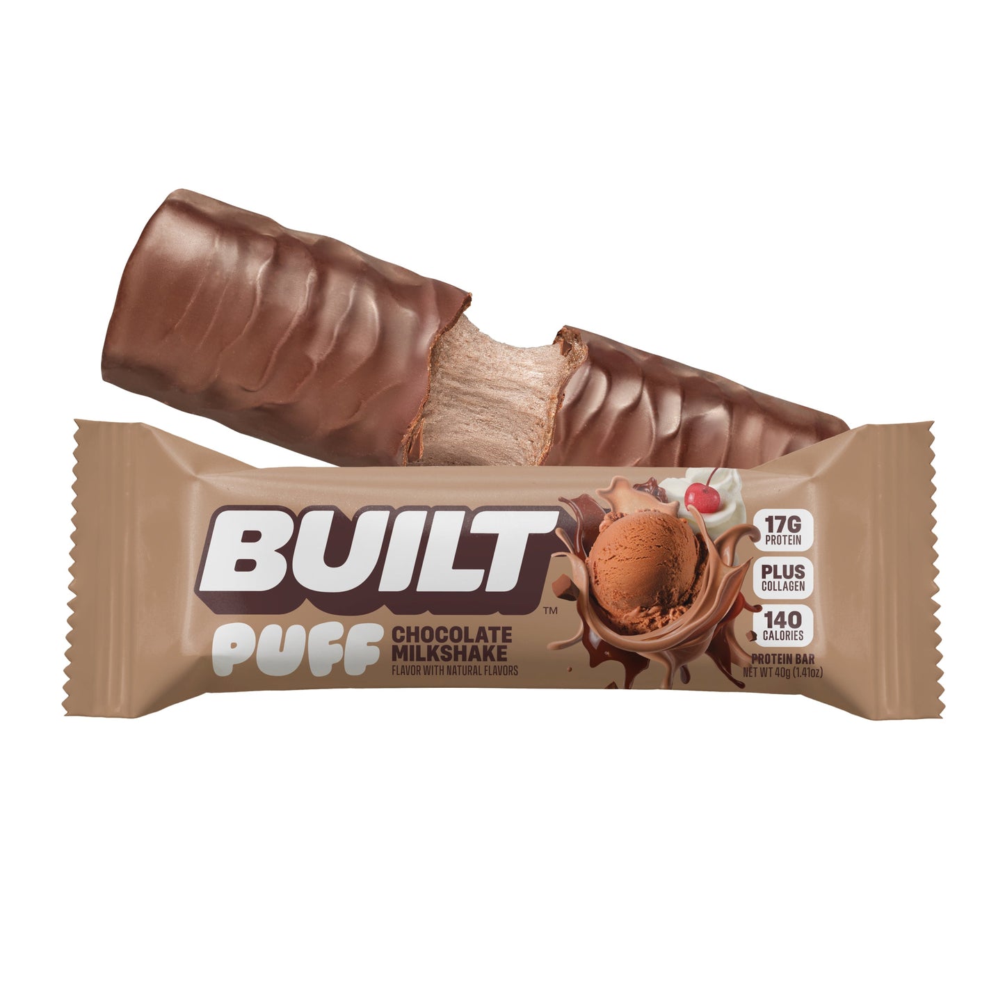 Built Creamy Milk Chocolate Puff Protein Bar