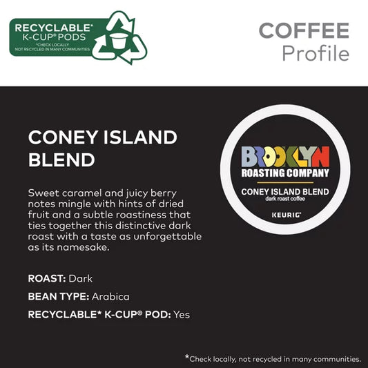 Brooklyn Roasting Company Coney Island Blend K-cups