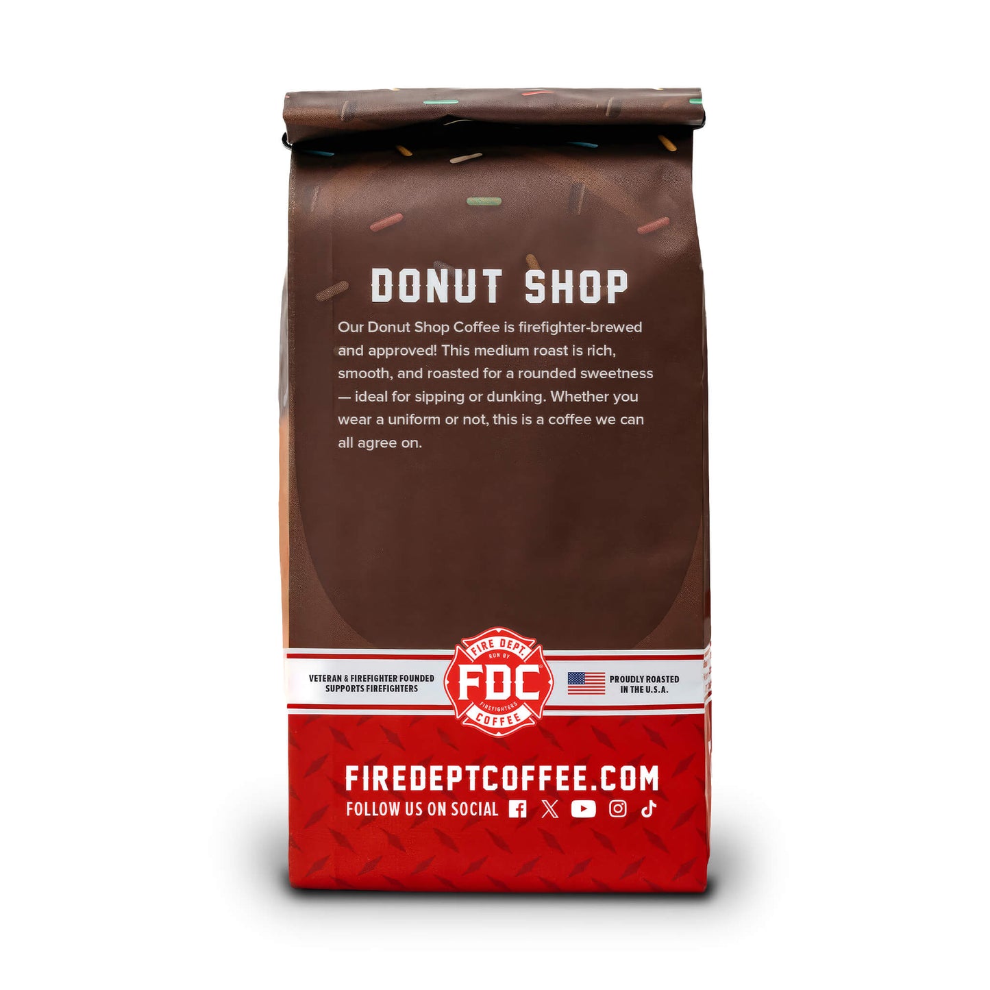 Fire Department Coffee Donut Shop Medium Roast Ground Coffee & Whole Bean Coffee