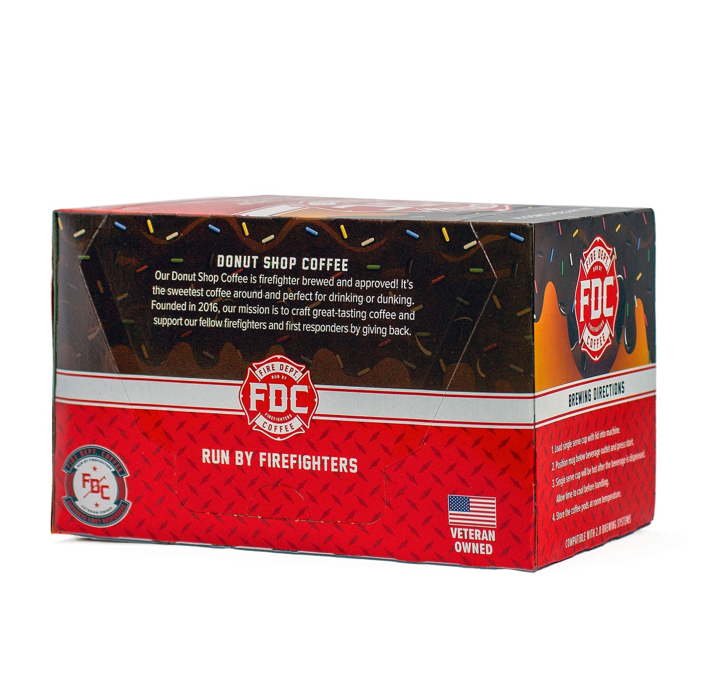 Fire Dept Coffee Donut Shop Coffee Pods