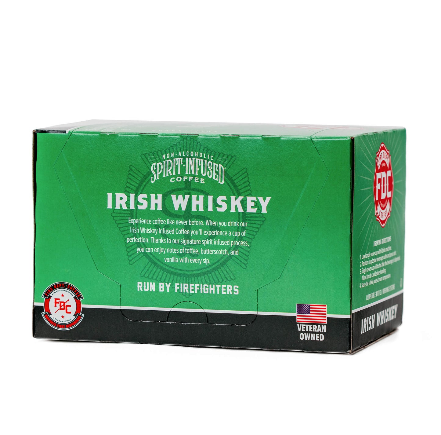 Fire Department Coffee Irish Whiskey Infused Coffee Pods