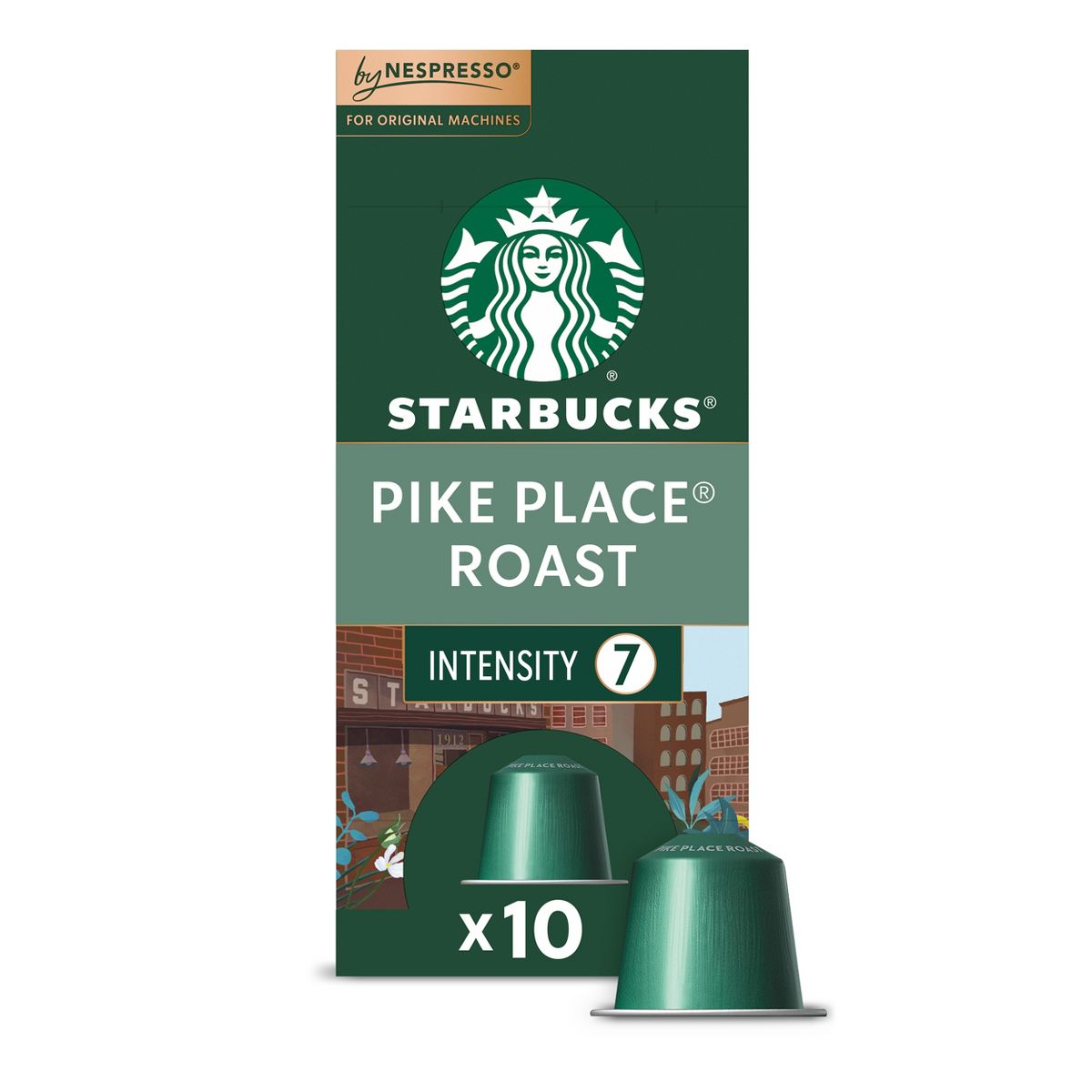 Starbucks by Nespresso Original Line Pods Medium Roast Coffee Pike Place