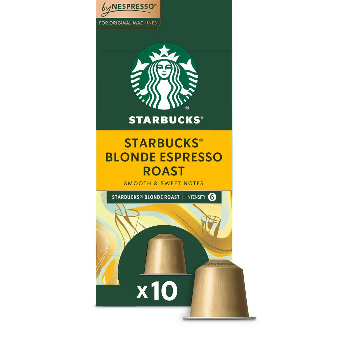 Starbucks Blonde Espresso Roast Nespresso Pods