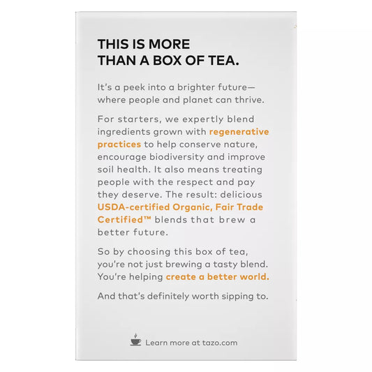 TAZO Organic Chai Black Tea Bags 16ct