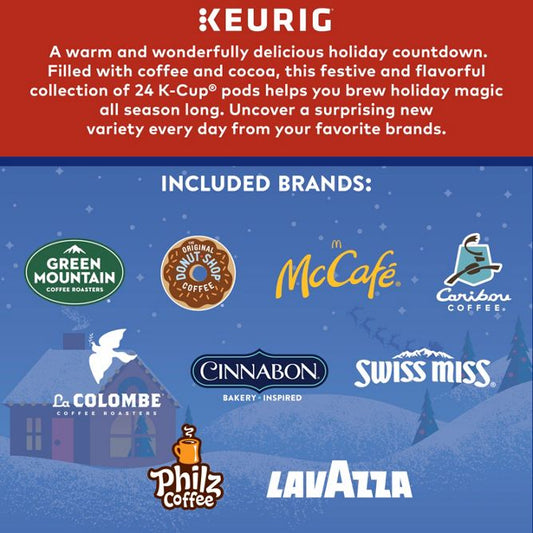 Keurig 24 Cups of Cheer Advent Calendar