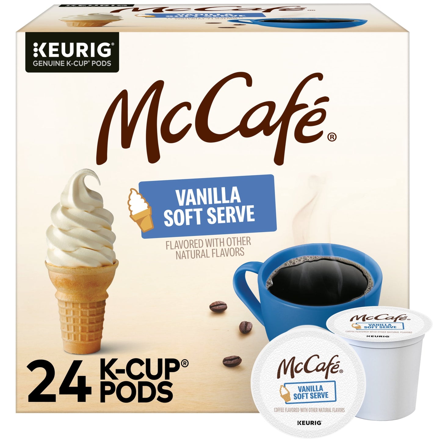 McCafe Vanilla Soft Serve Flavored Coffee K-Cups