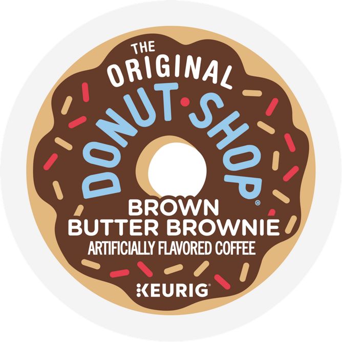 The Original Donut Shop Brown Butter Brownie Coffee K-Cup Pods for Keurig Brewers