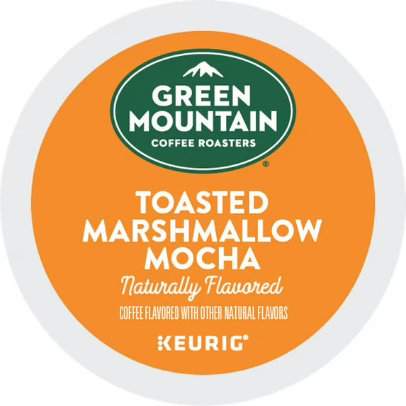 Toasted marshmallow mocha coffee K-Cup box