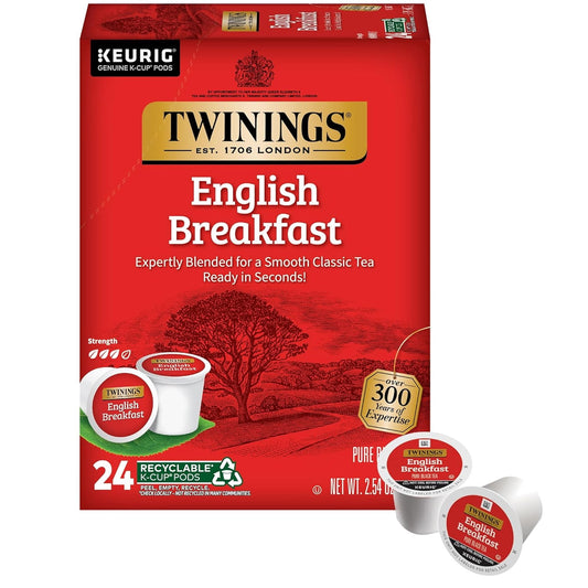 Twinings English Breakfast Pure Black Tea Keurig K-cups
