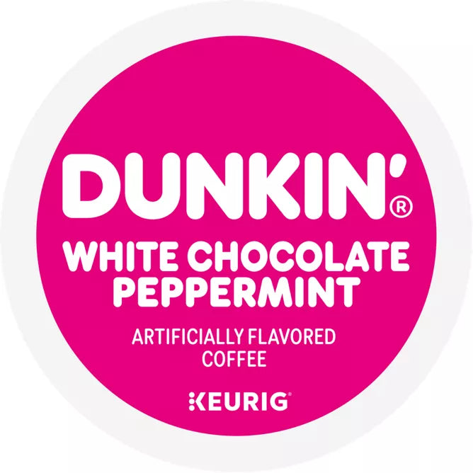 Dunkin White Chocolate Peppermint K-cups