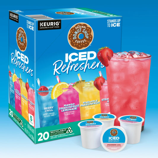 The Original Donut Shop Refreshers Variety Pack K-cups