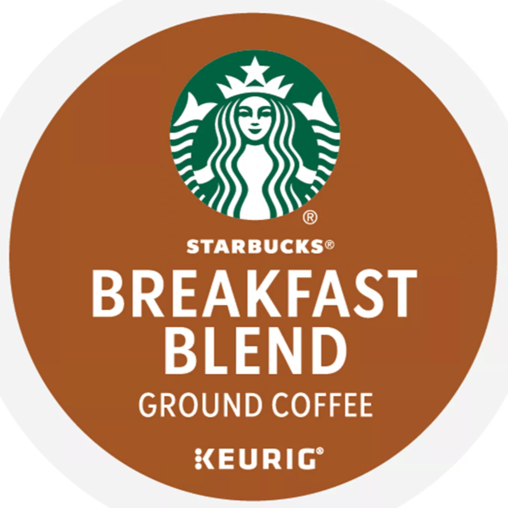 Starbucks Breakfast Blend K-cups Bulk Stock 88ct