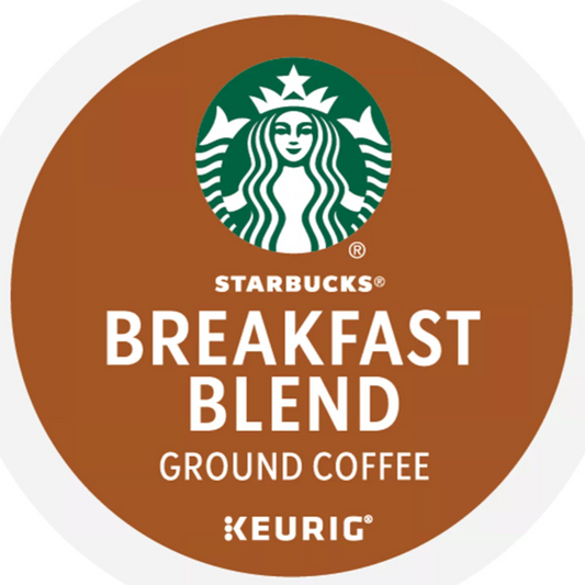 Starbucks Breakfast Blend K-cups Bulk Stock 88ct