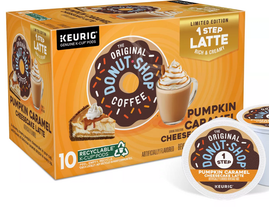 The Original Donut Shop Pumpkin Caramel Cheesecake Latte