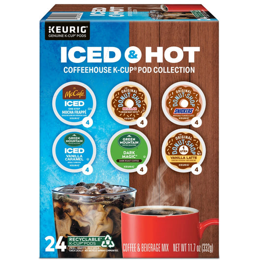 Keurig Iced & Hot Variety Coffeehouse Collection K-cups