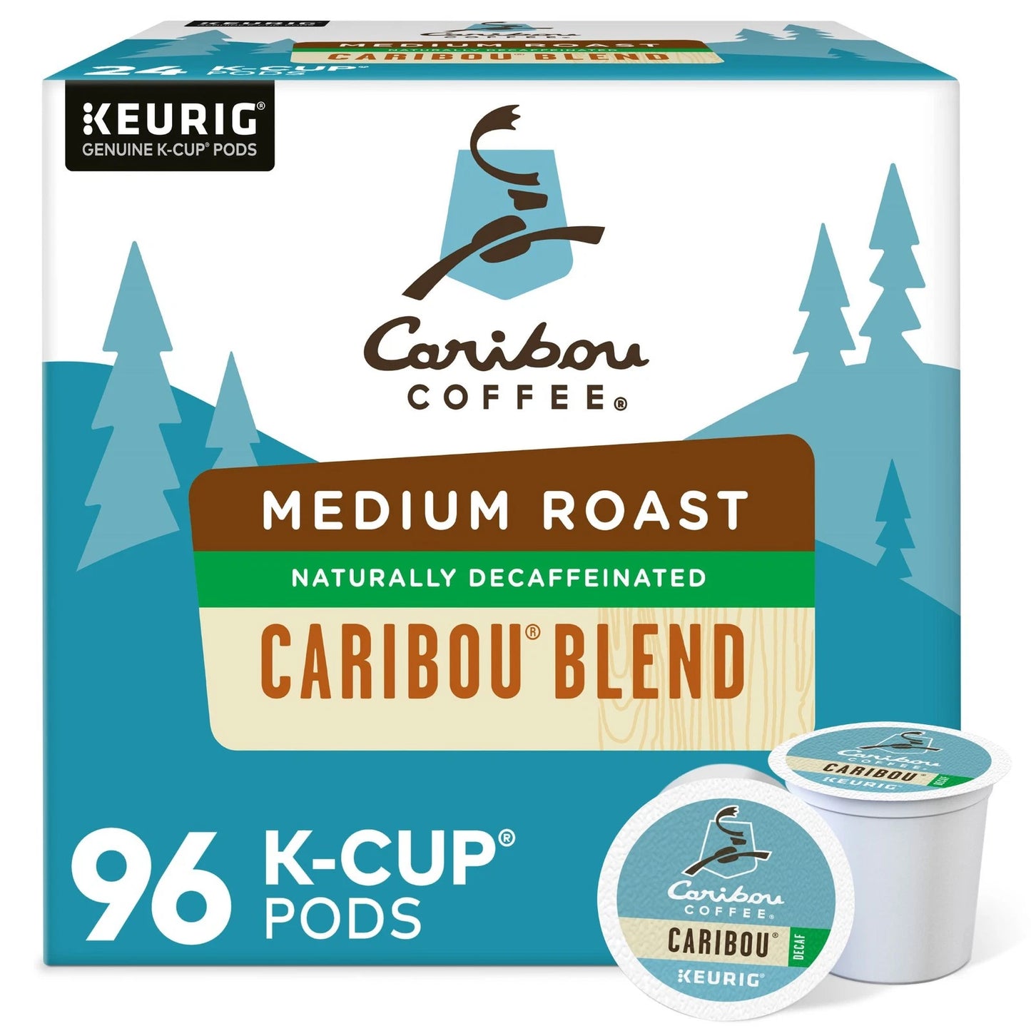 Caribou Blend Decaf K-cups