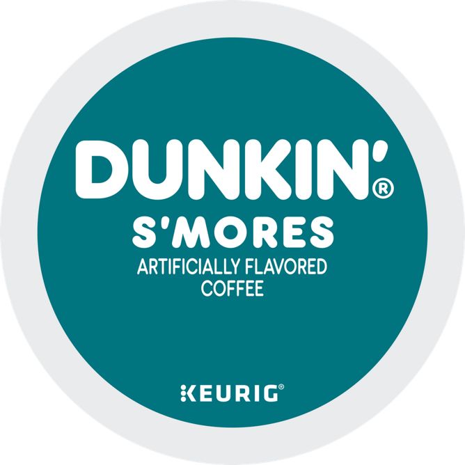 Dunkin S'mores K-Cup Coffee Pods for Keurig Brewers