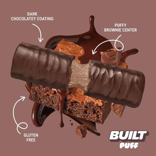 Built Puff Protein Bars – Brownie Batter Flavor