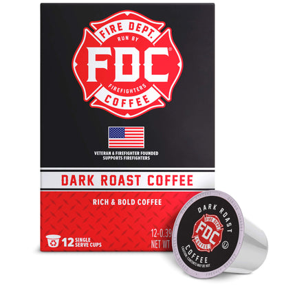 Fire Dept Coffee Dark Roast Pods