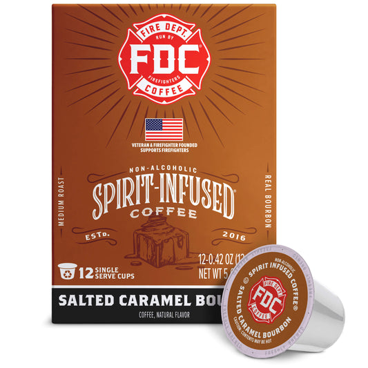 Fire Department Coffee Salted Caramel Bourbon Infused Coffee Pods