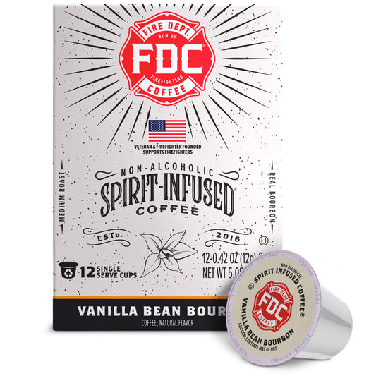 Fire Department Coffee Vanilla Bean Bourbon Infused Coffee Pods