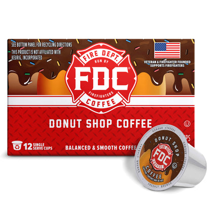 Fire Dept Coffee Donut Shop Coffee Pods