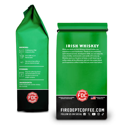 Fire Department Coffee Irish Whiskey Infused Coffee