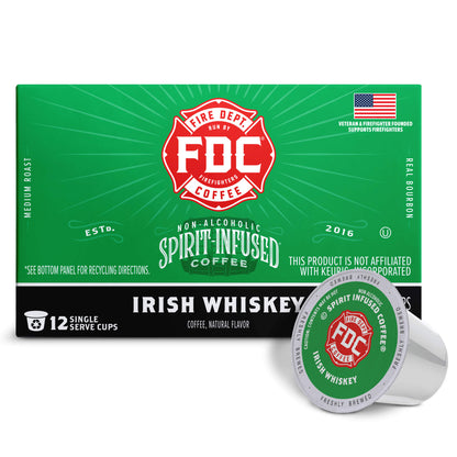 Fire Department Coffee Irish Whiskey Infused Coffee Pods