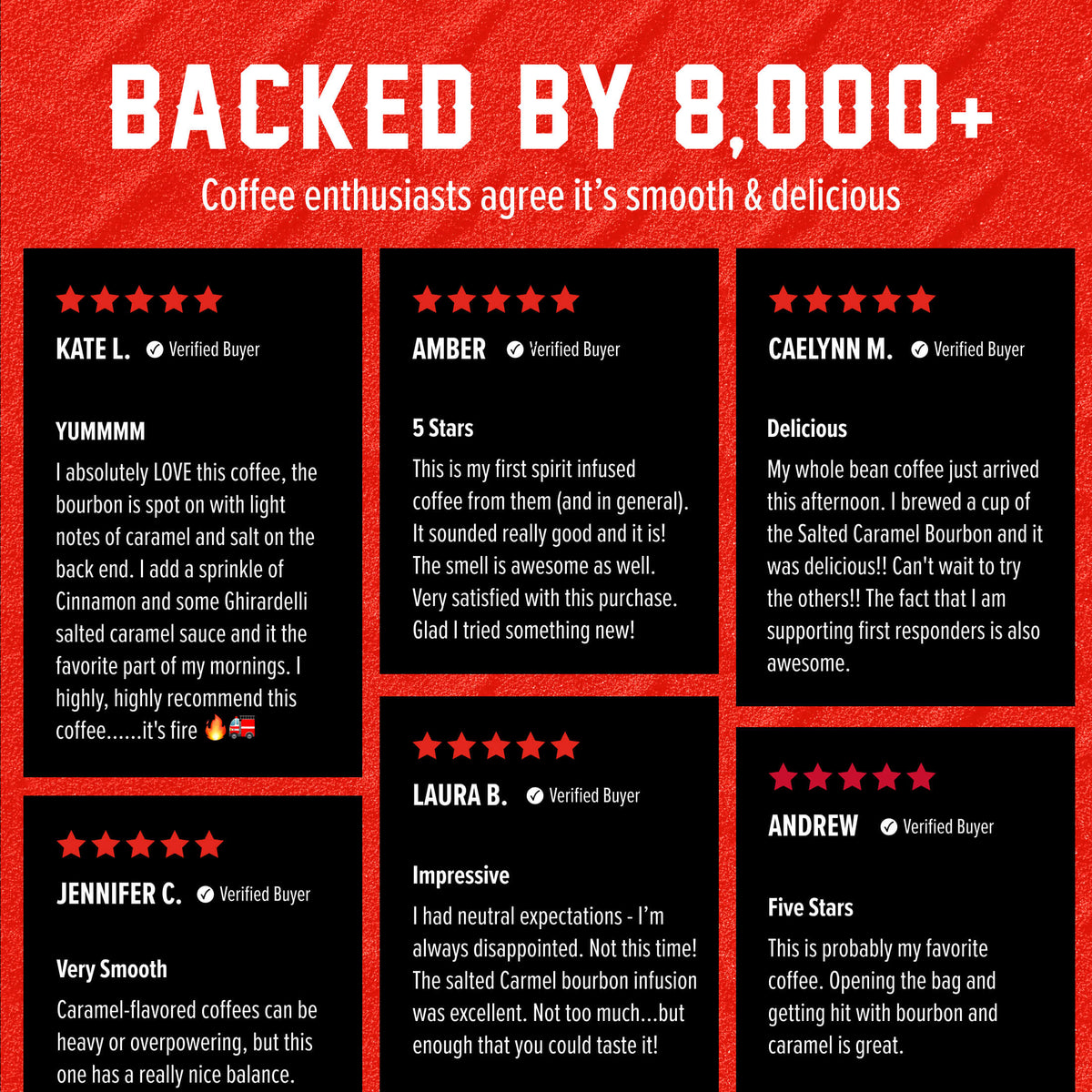 Fire Department Salted Caramel Bourbon Infused Coffee