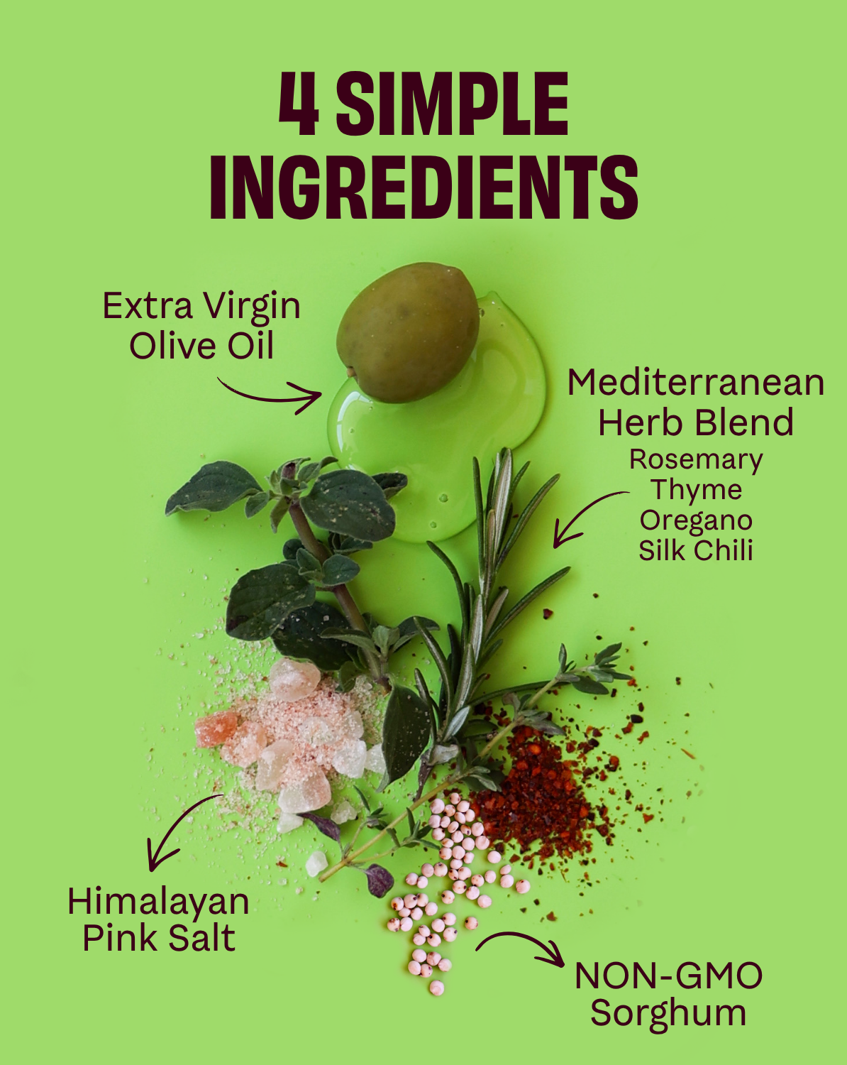 Cob Mediterranean Herb Popped Sorghum