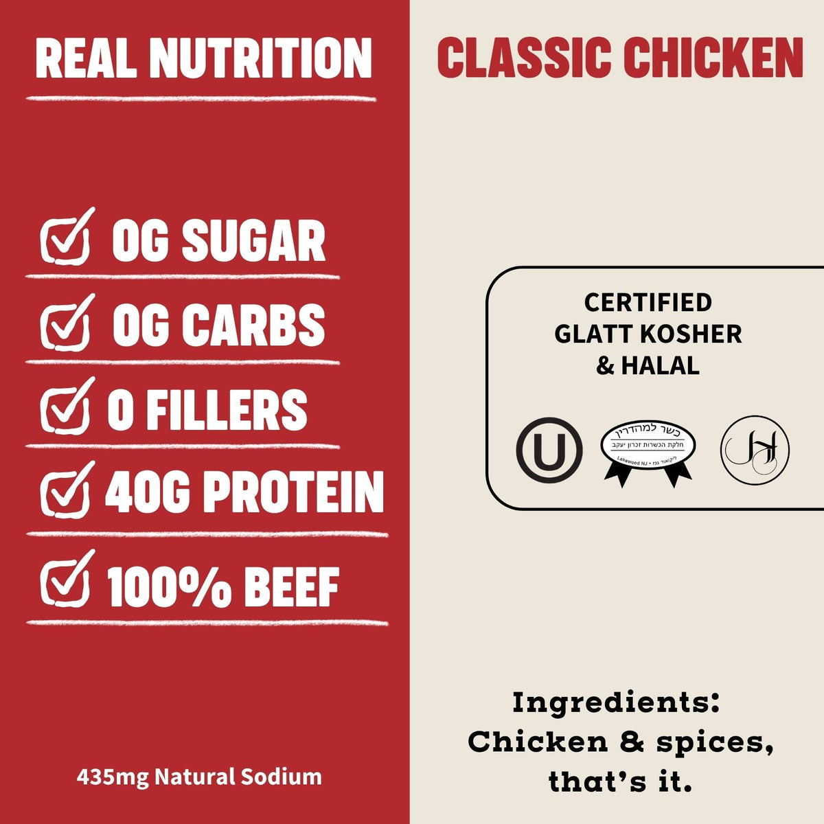 Primal Krisp Classic Chicken Crispy Meat Chips