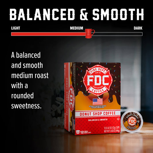 Fire Dept Coffee Donut Shop Coffee Pods
