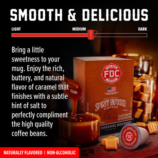 Fire Department Coffee Salted Caramel Bourbon Infused Coffee Pods