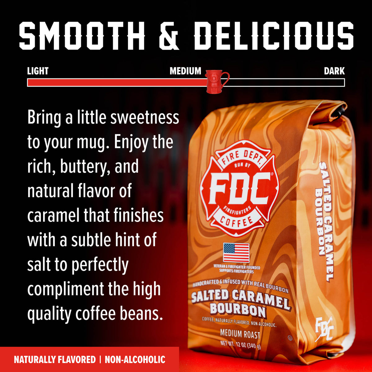 Fire Department Salted Caramel Bourbon Infused Coffee