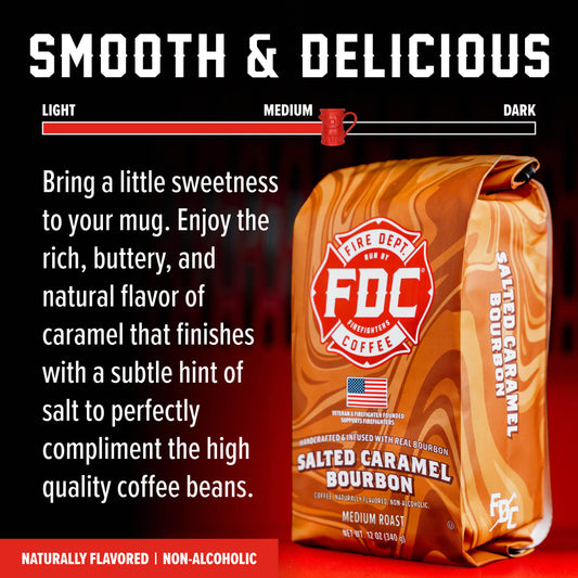 Fire Department Salted Caramel Bourbon Infused Coffee