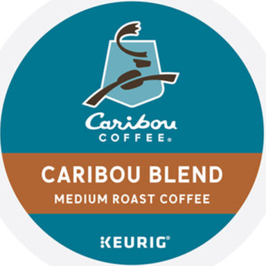 Caribou Coffee Caribou Blend Keurig coffee pod on a white background